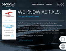 Tablet Screenshot of pacificaerials.co.nz